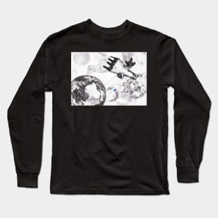 Laika in the Sky Long Sleeve T-Shirt